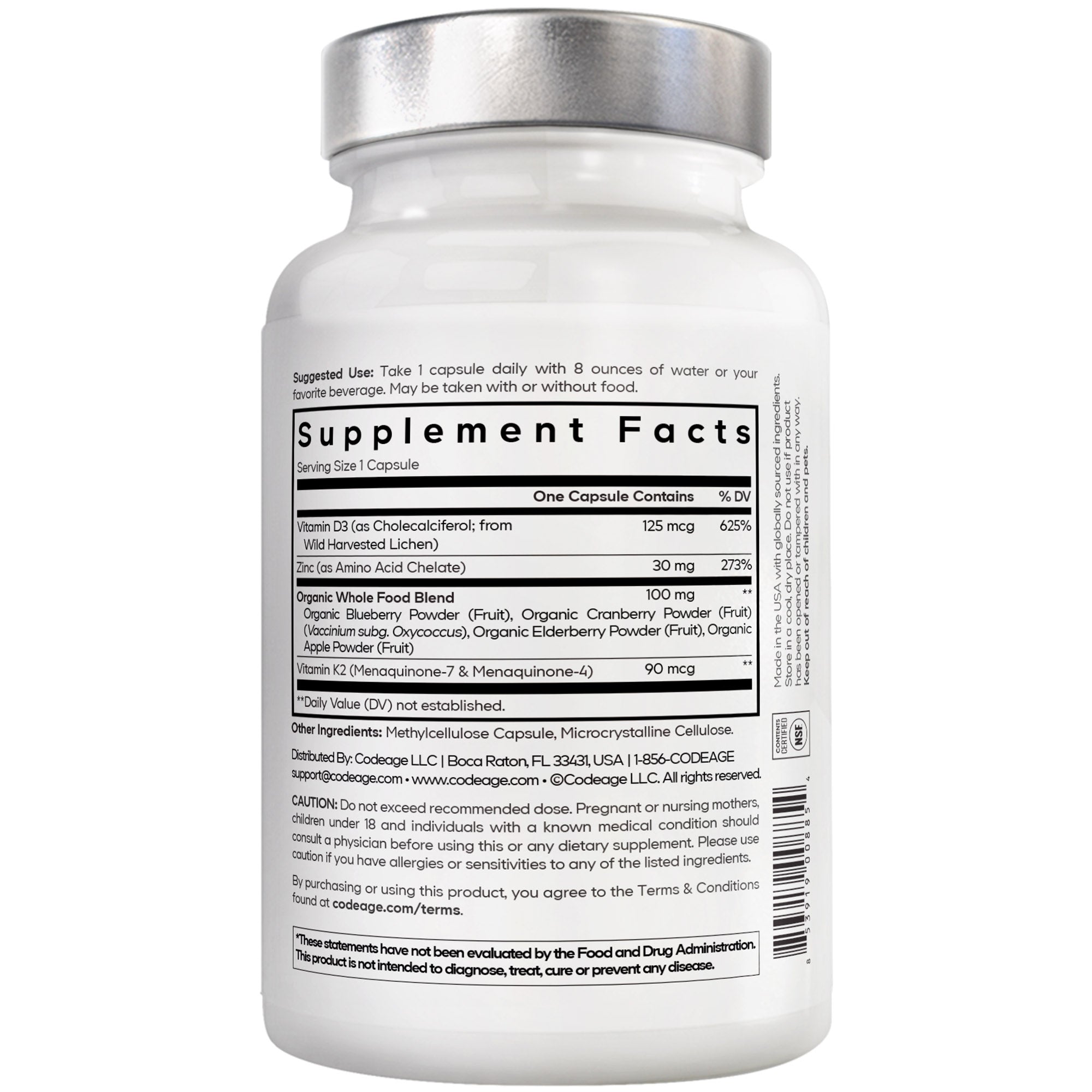 Vitamin D, K2 & Zinc